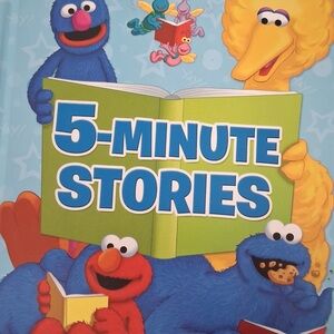 Sesame Street 5 Minute Stories Book New